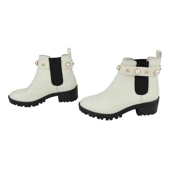 Karl Lagerfeld Paris Pola Lug Sole Booties 7M/37.5B - Picture 7 of 14